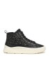 GEOX LAQUINNY ΠΑΙΔΙΚΑ SNEAKERS HIGH ΑΝΑΤΟΜΙΚΑ ΜΑΥΡΑ  J56M3G0EWBCC9999 